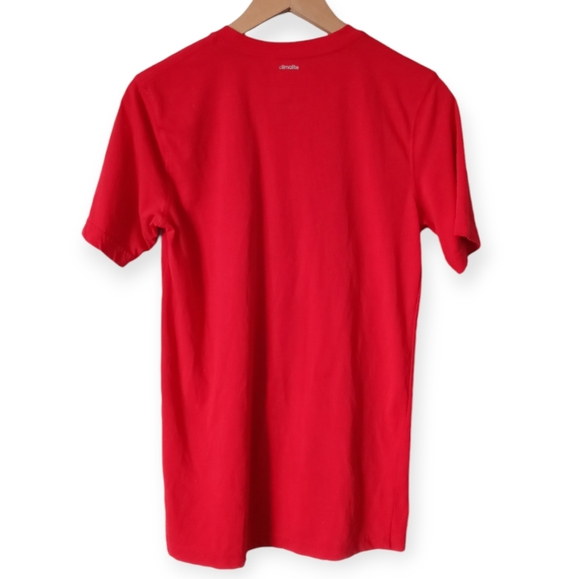 ADIDAS YOUTH CLIMALITE ULTIMATE TEE. SIZE XL 18. COLOR RED. - Picture 2 of 14